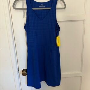 NWT EleVen by Venus Williams Blue Sleeveless Dress